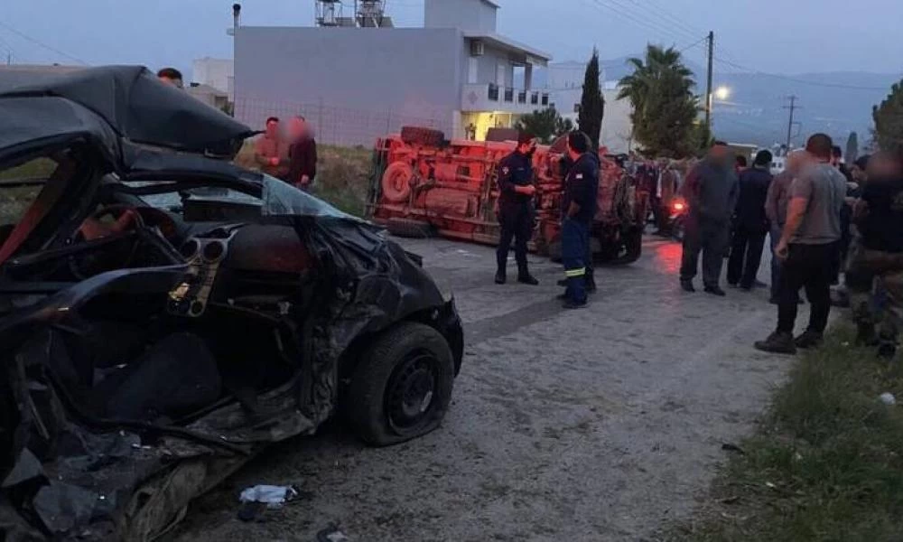 Κρήτη: Δραματικό φινάλε για ζευγάρι ηλικιωμένων σε τροχαίο